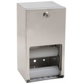 Bradley Smoker Dispenser, Tissue , 2 Roll, S/S 5402-000000